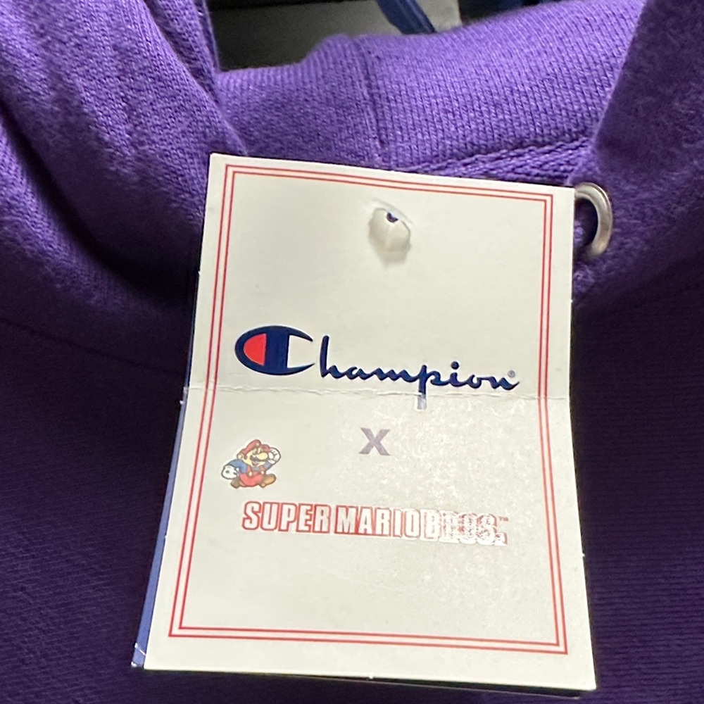 Champion Purple Graphic Men's Sweater - Picture 2 of 4